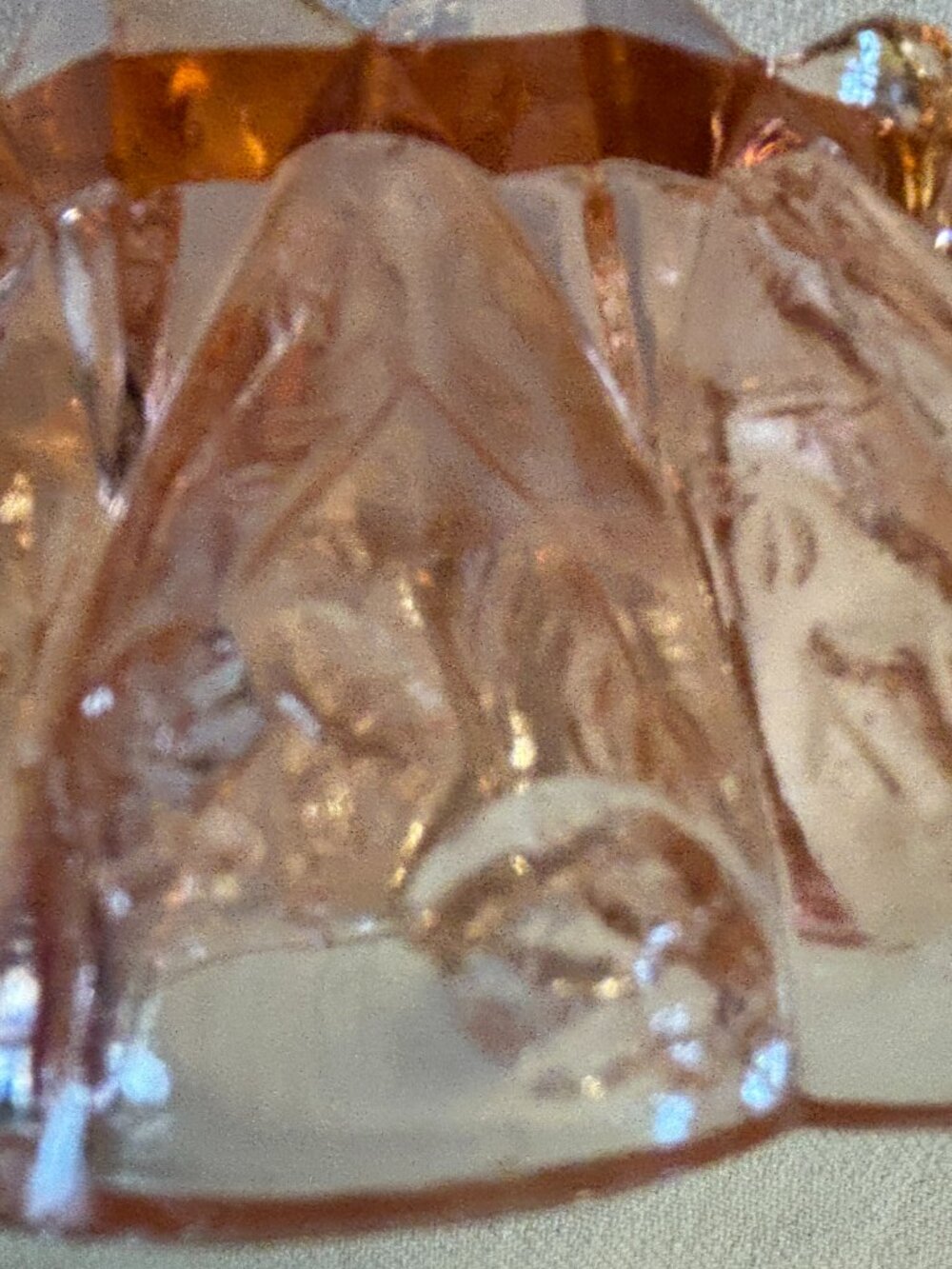 Vintage Pink Glassware Candy/ Serving Dish with Lid - Picture 10 of 12